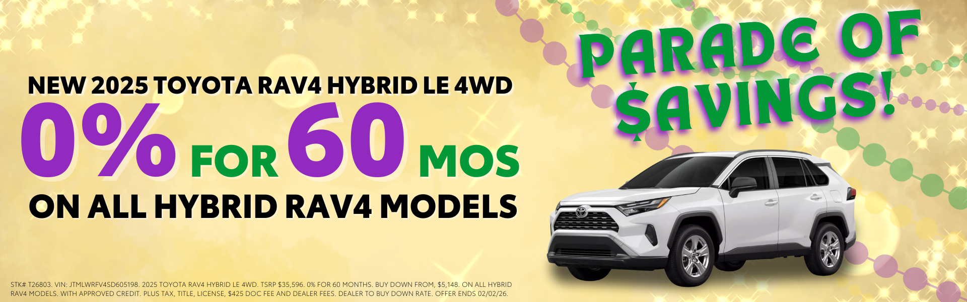 New 2025 Toyota RAV4 Hybrid LE 4WD