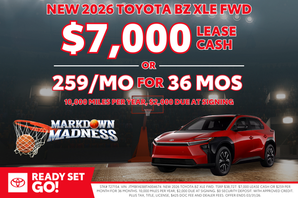 New 2026 Toyota BZ XLE FWD