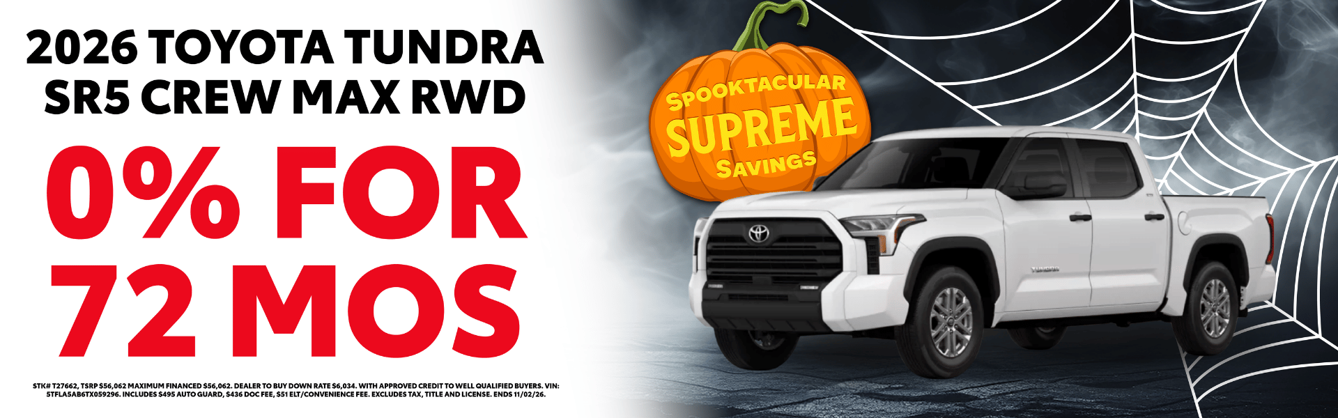 2026 Toyota Tundra SR5 Crew Max RWD